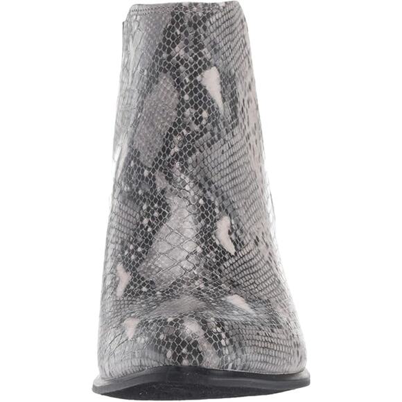 Esprit Tiffany Faux Snakeskin Ankle Boots Booties 10 - Picture 2 of 7